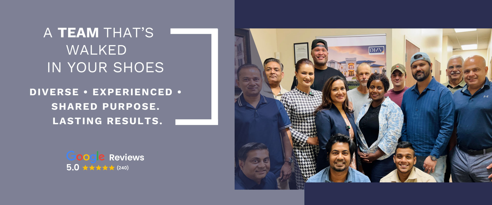 DMV Team in office banner